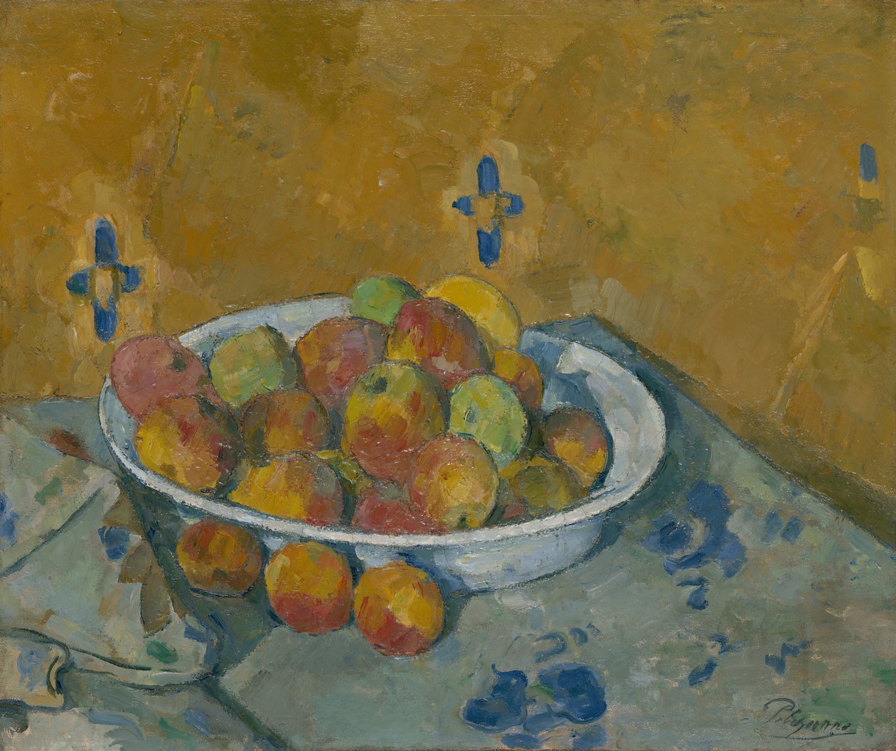 Omenalautanen, n. 1877. tekijältä Paul Cézanne