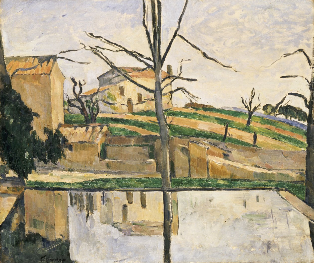 Allas Jas de Bouffanissa, n. 1878 tekijältä Paul Cézanne