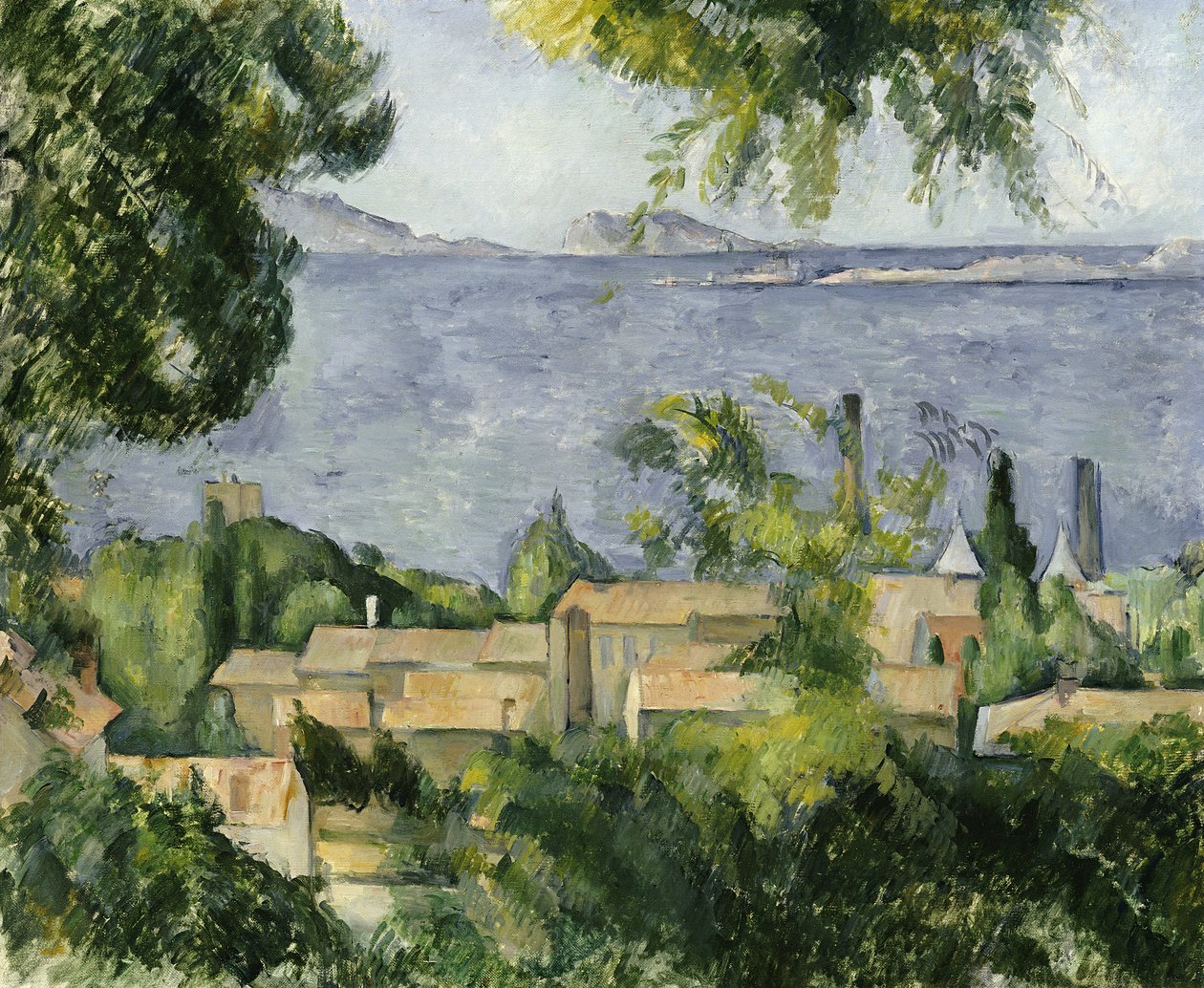 l"Estaquen katot, 1883-85 tekijältä Paul Cézanne