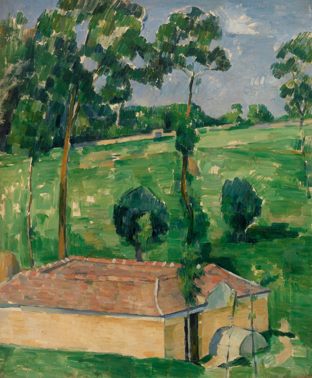 The Spring House (The Water Pipe) tekijältä Paul Cézanne