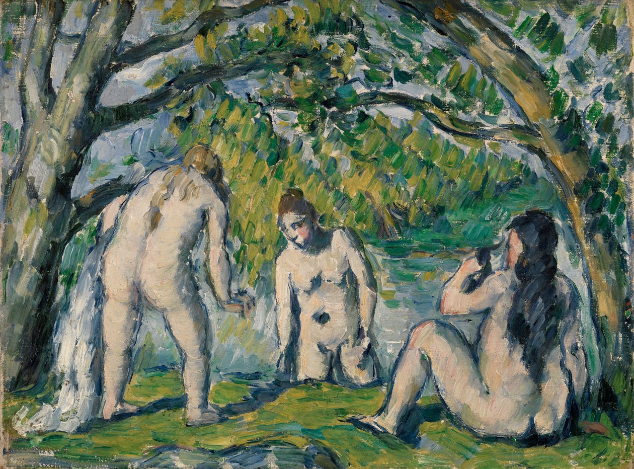 Kolme uimaria tekijältä Paul Cézanne
