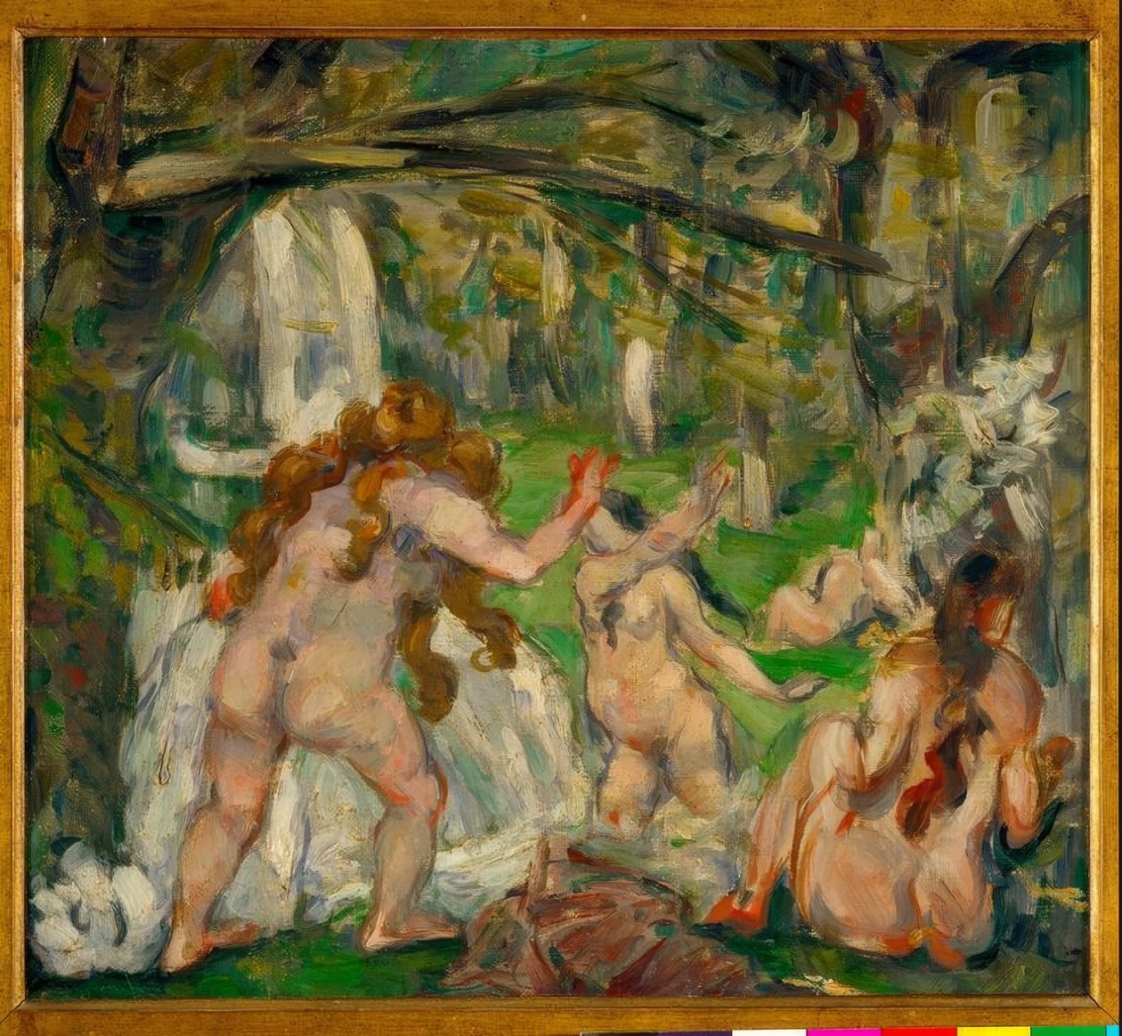Kolme uimaria tekijältä Paul Cézanne