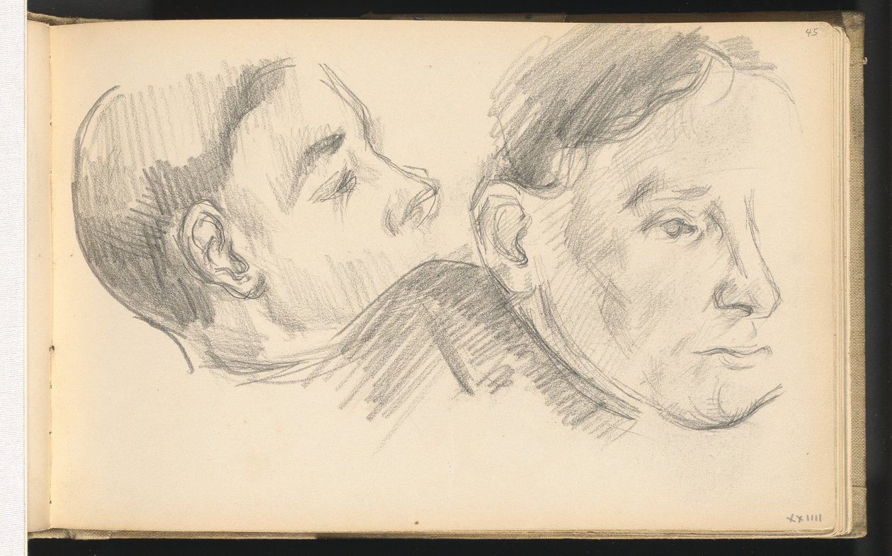 Kaksi päätä tekijältä Paul Cézanne