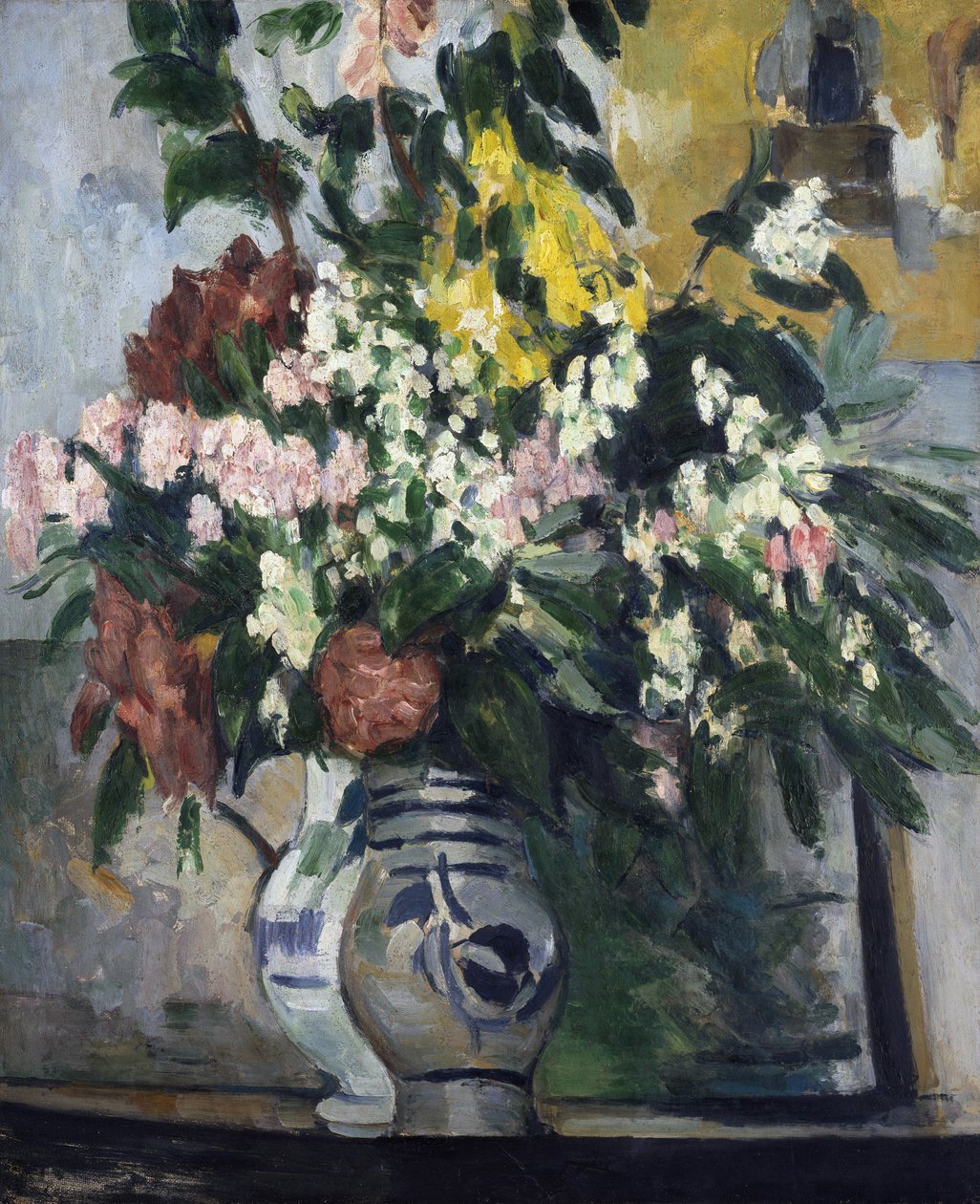 Kaksi kukkamaljakkoa, n.1877 tekijältä Paul Cézanne
