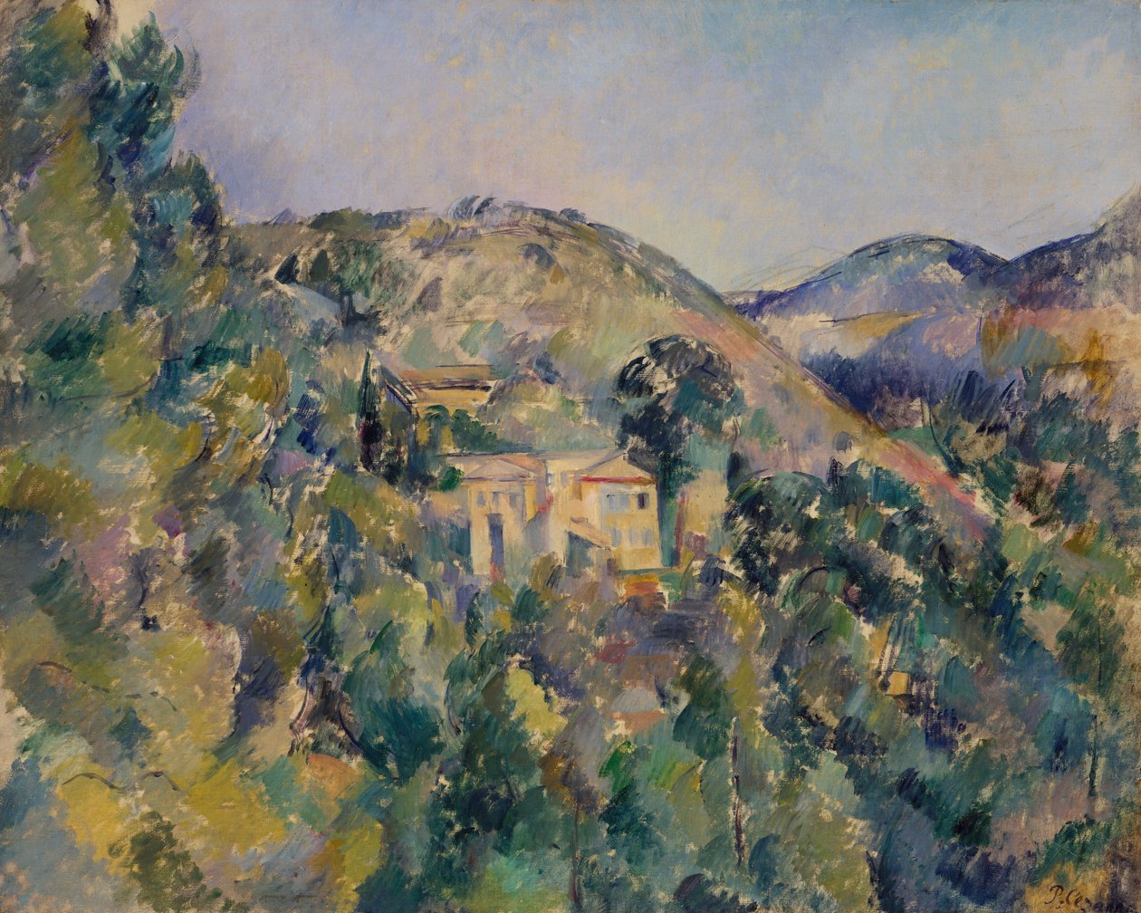Näkymä Domaine Saint-Josephille, 1880-luvun lopulla. tekijältä Paul Cézanne