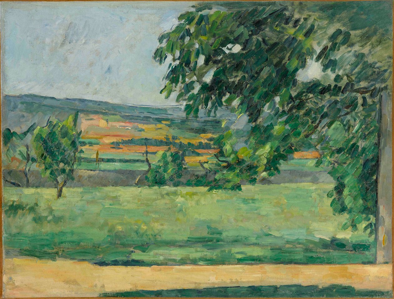 Näkymä Jas de Bouffanista, 1875-1876. tekijältä Paul Cézanne