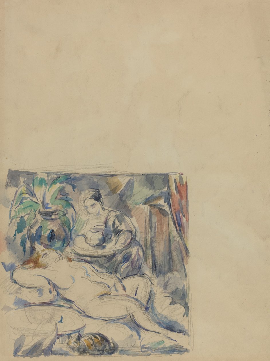 Herääminen [versio] tekijältä Paul Cézanne