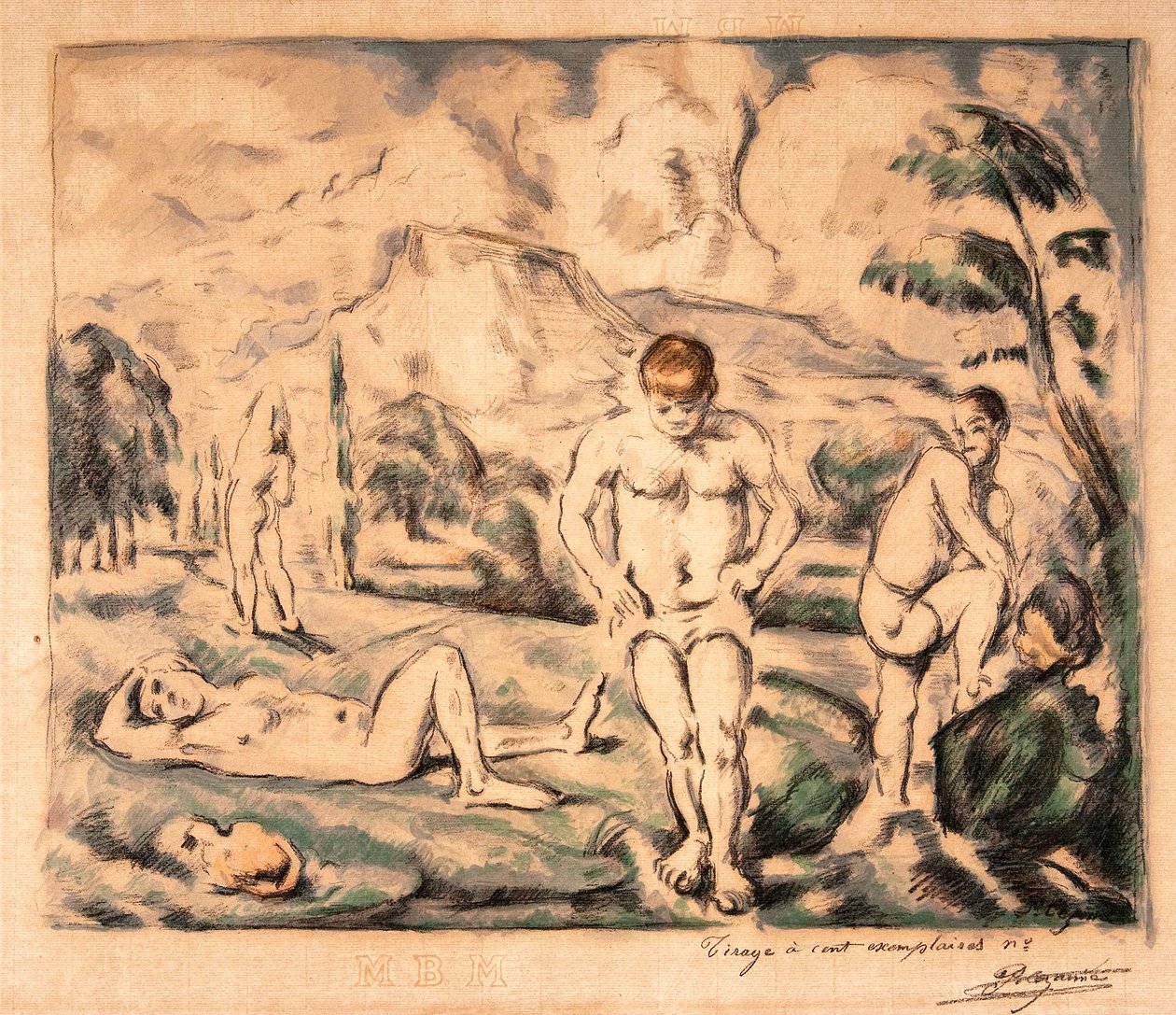 Suuret uimarit tekijältä Paul Cézanne, Auguste Clot