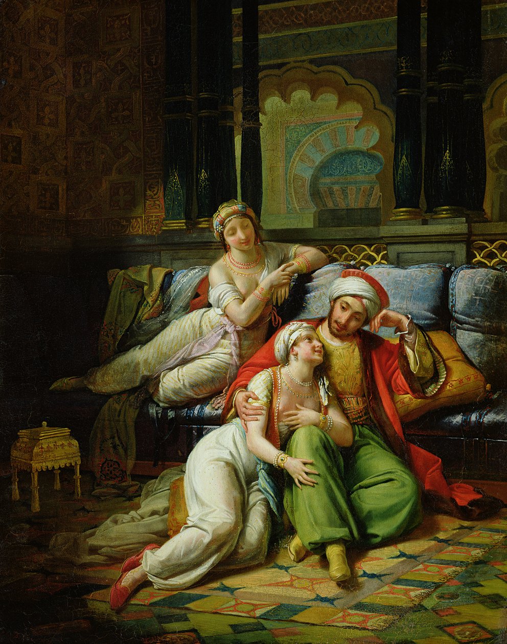 Scheherazade (öljy kankaalle) tekijältä Paul Emile (1794 1874) Detouche