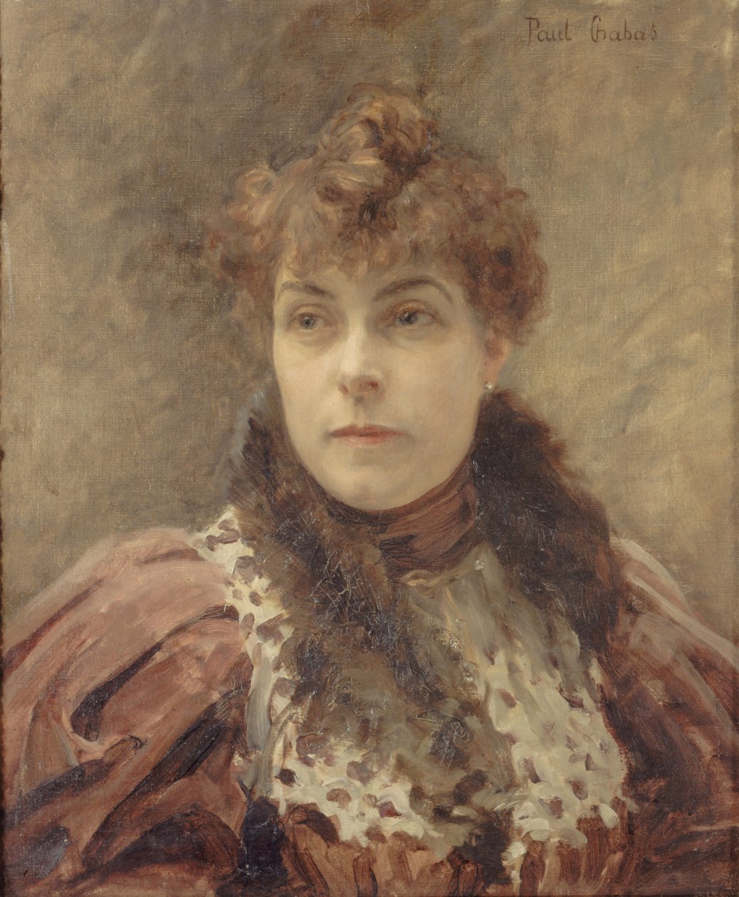 Daniel Lesueurin muotokuva 1860-1921, n. 1895. tekijältä Paul Emile Chabas