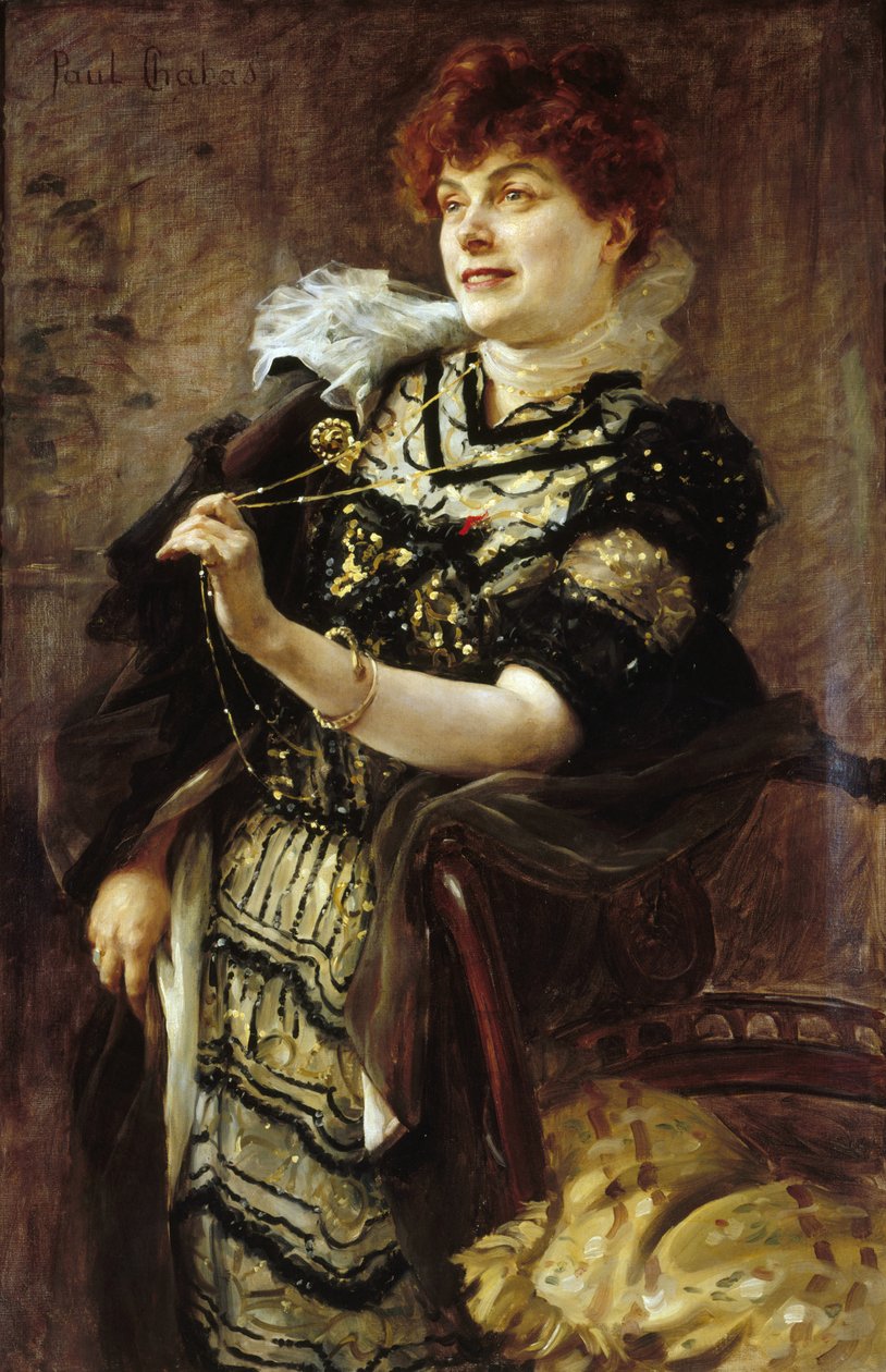 Daniel Lesueurin muotokuva 1860-1921, noin 1896. tekijältä Paul Emile Chabas