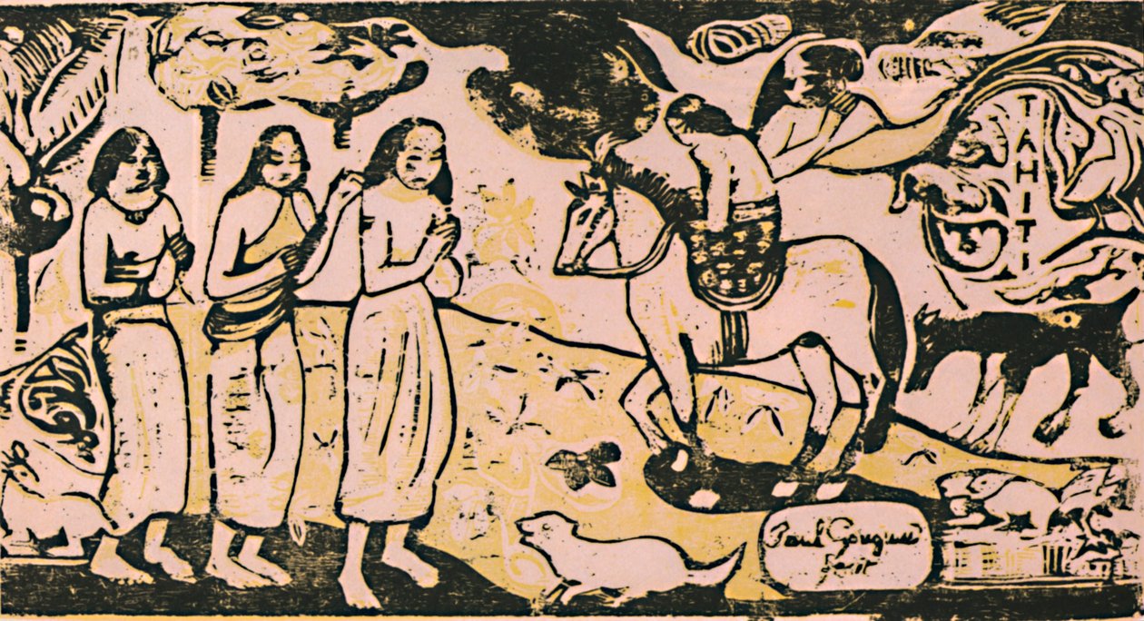 Asuinpaikan vaihto, n. 1899, 1946 tekijältä Paul Gauguin