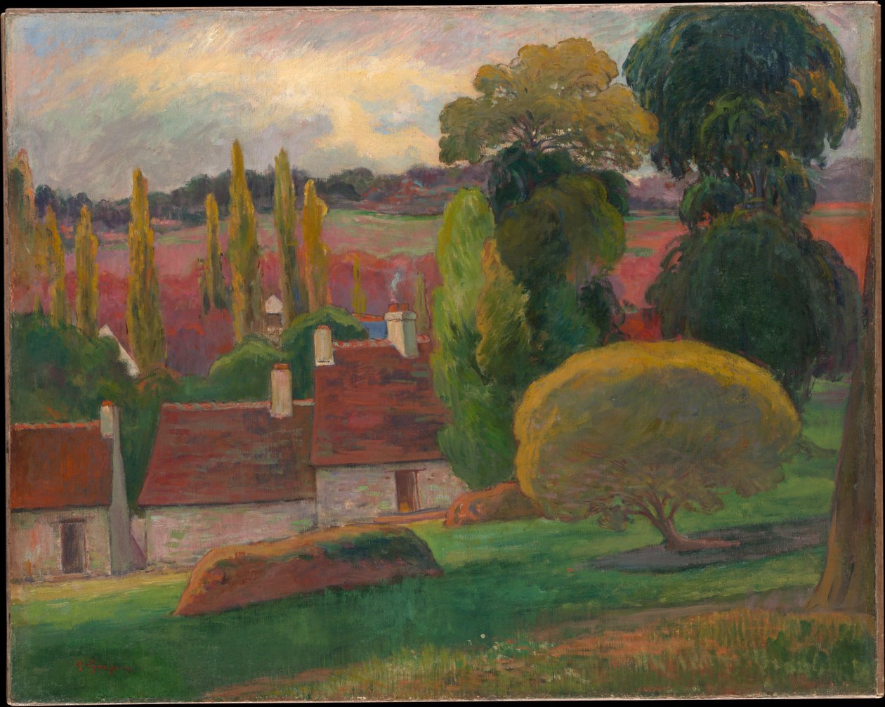Maatila Bretagnessa tekijältä Paul Gauguin