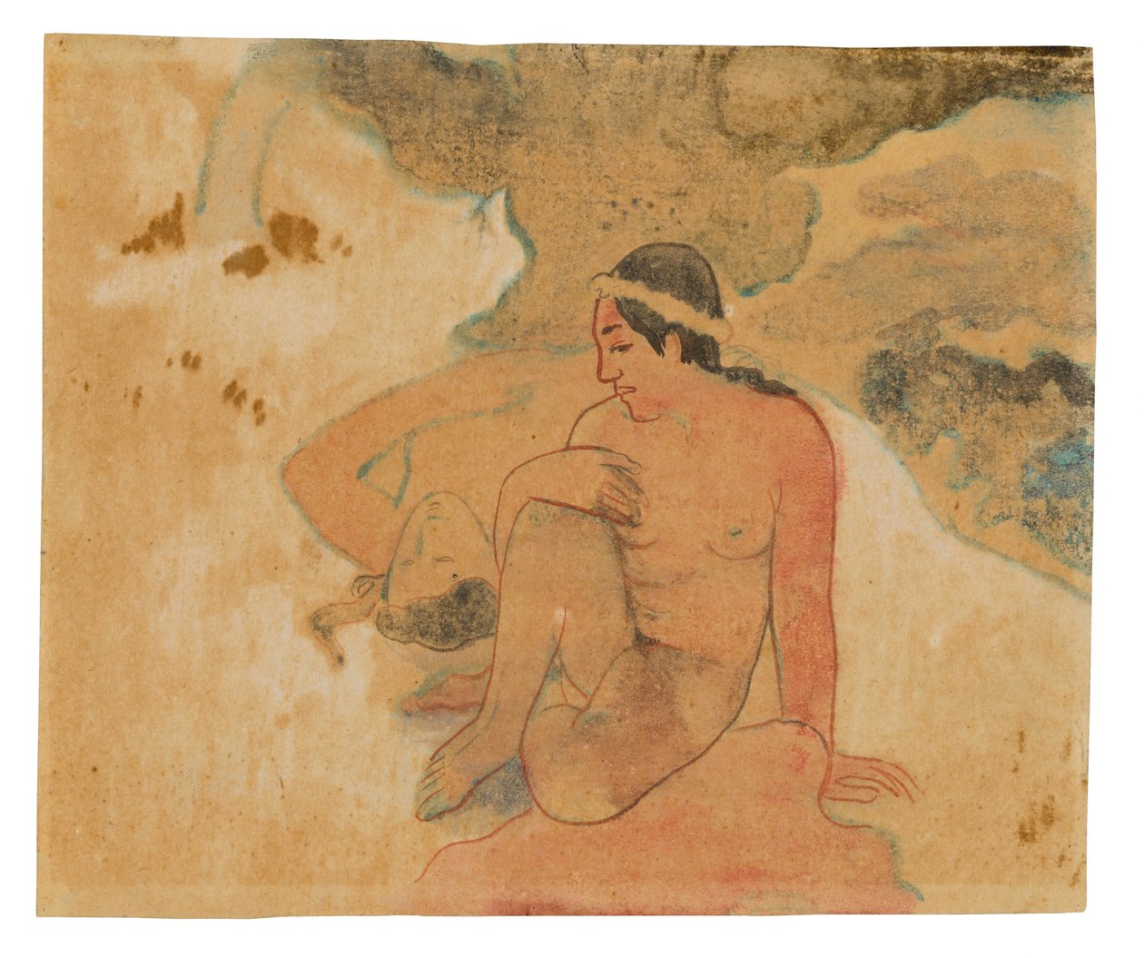 Aha oe feii? (Mitä! Oletko kateellinen?) tekijältä Paul Gauguin