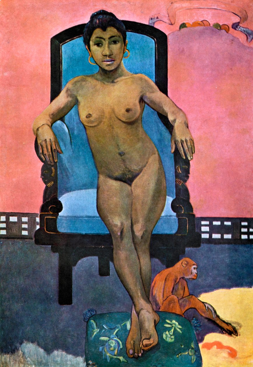 ઐSe kirjasi Judith menee tuolle keijulle Annalle, 12 19. tekijältä Paul Gauguin