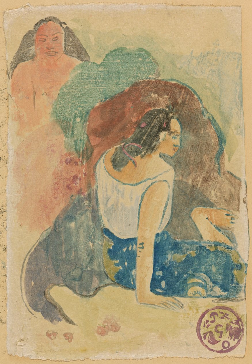 Paholaisen sanat [recto] tekijältä Paul Gauguin