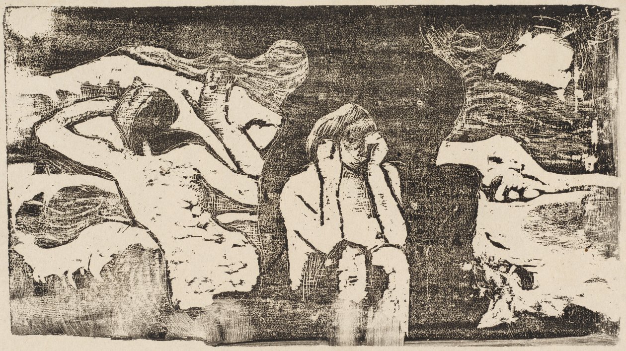 Black Rocksilla tekijältä Paul Gauguin