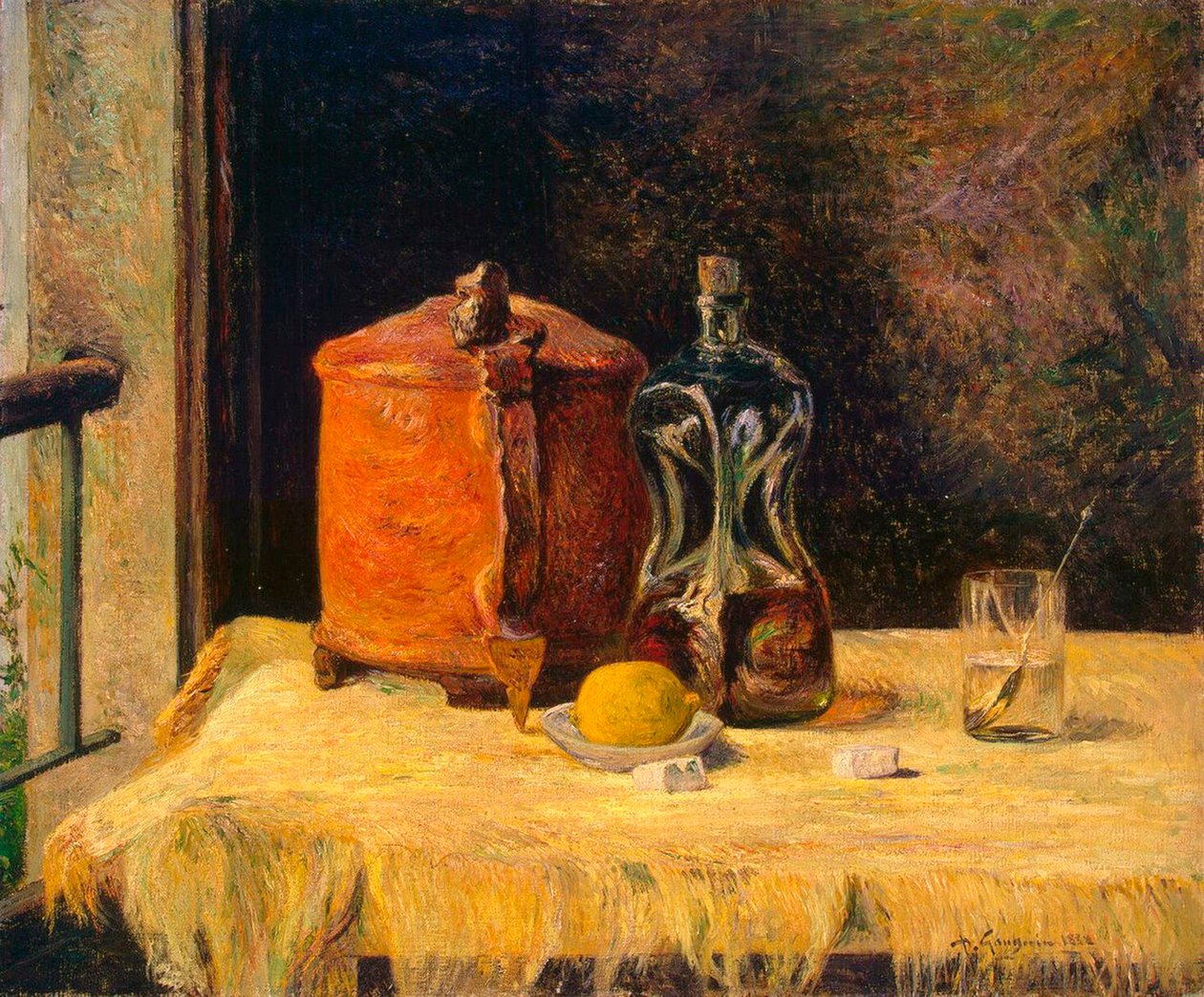 Ikkunalla, 1882. tekijältä Paul Gauguin