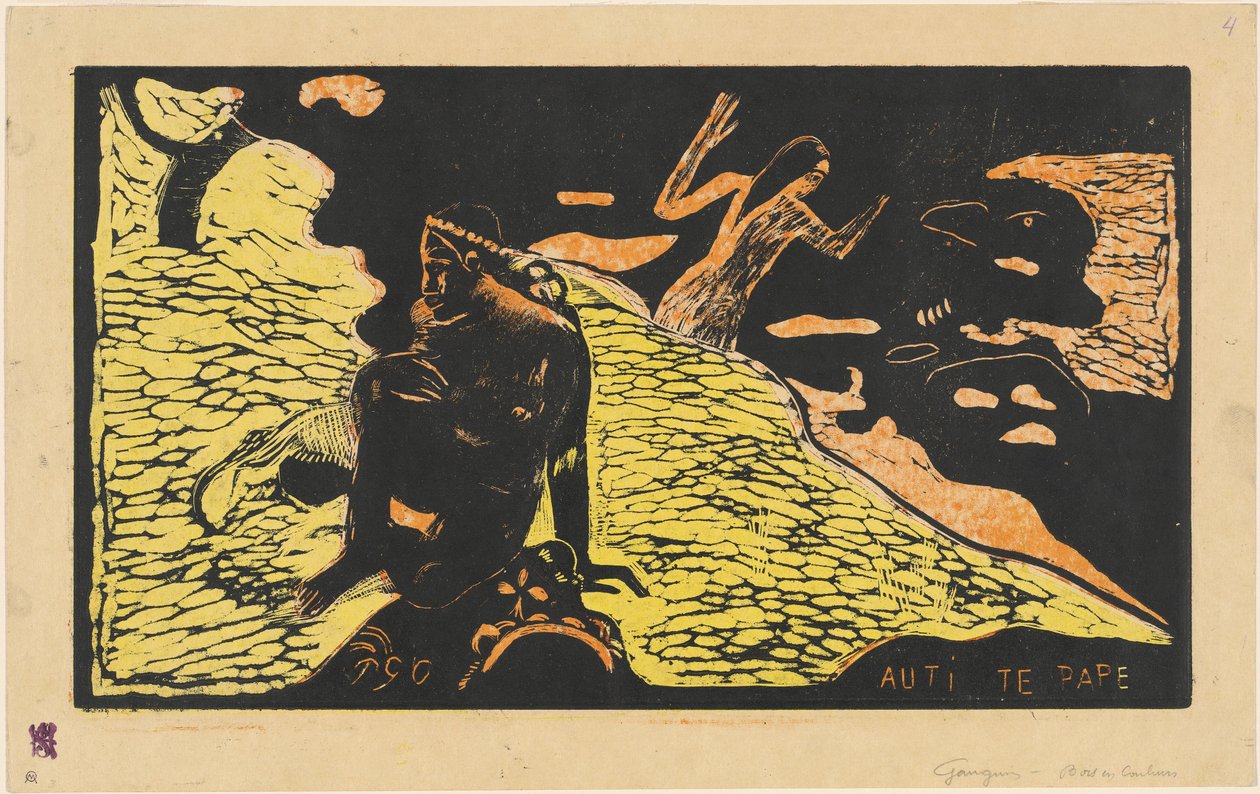 Auti te Pape (Naiset joella) tekijältä Paul Gauguin