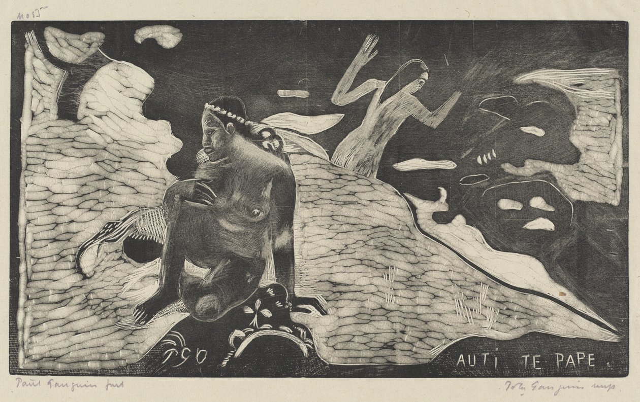 Auti te Pape (Naiset joella) tekijältä Paul Gauguin