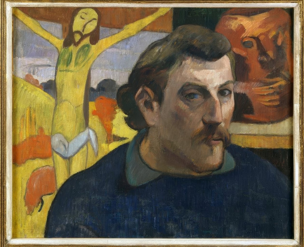 Autoportrait au Christ jaune tekijältä Paul Gauguin