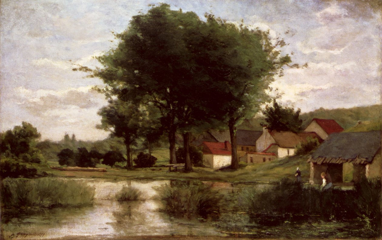 Syksyinen maisema, 1877 tekijältä Paul Gauguin
