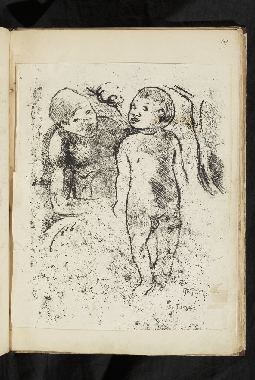 Ennen ja jälkeen - Te tamari ("Lapsi") tekijältä Paul Gauguin