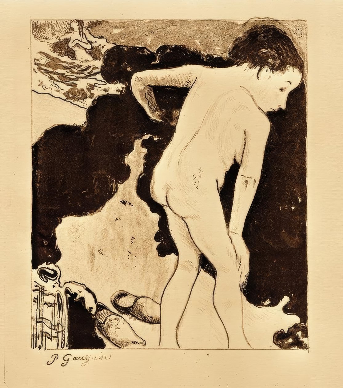 Baigneuses bretonnes tekijältä Paul Gauguin