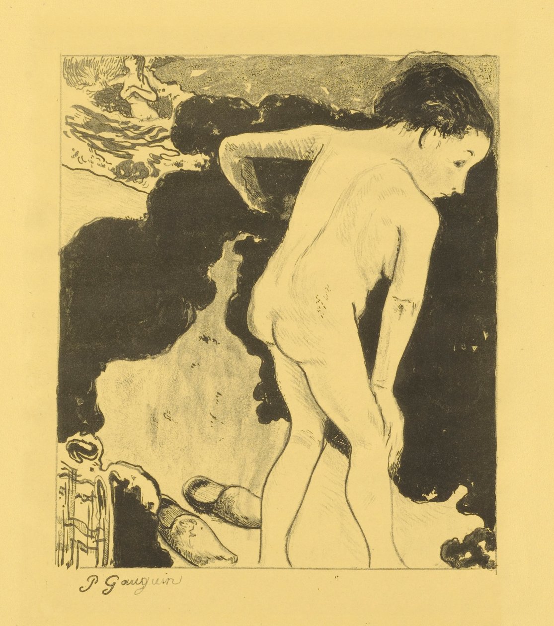 Uimarit Bretagnen tekijältä Paul Gauguin