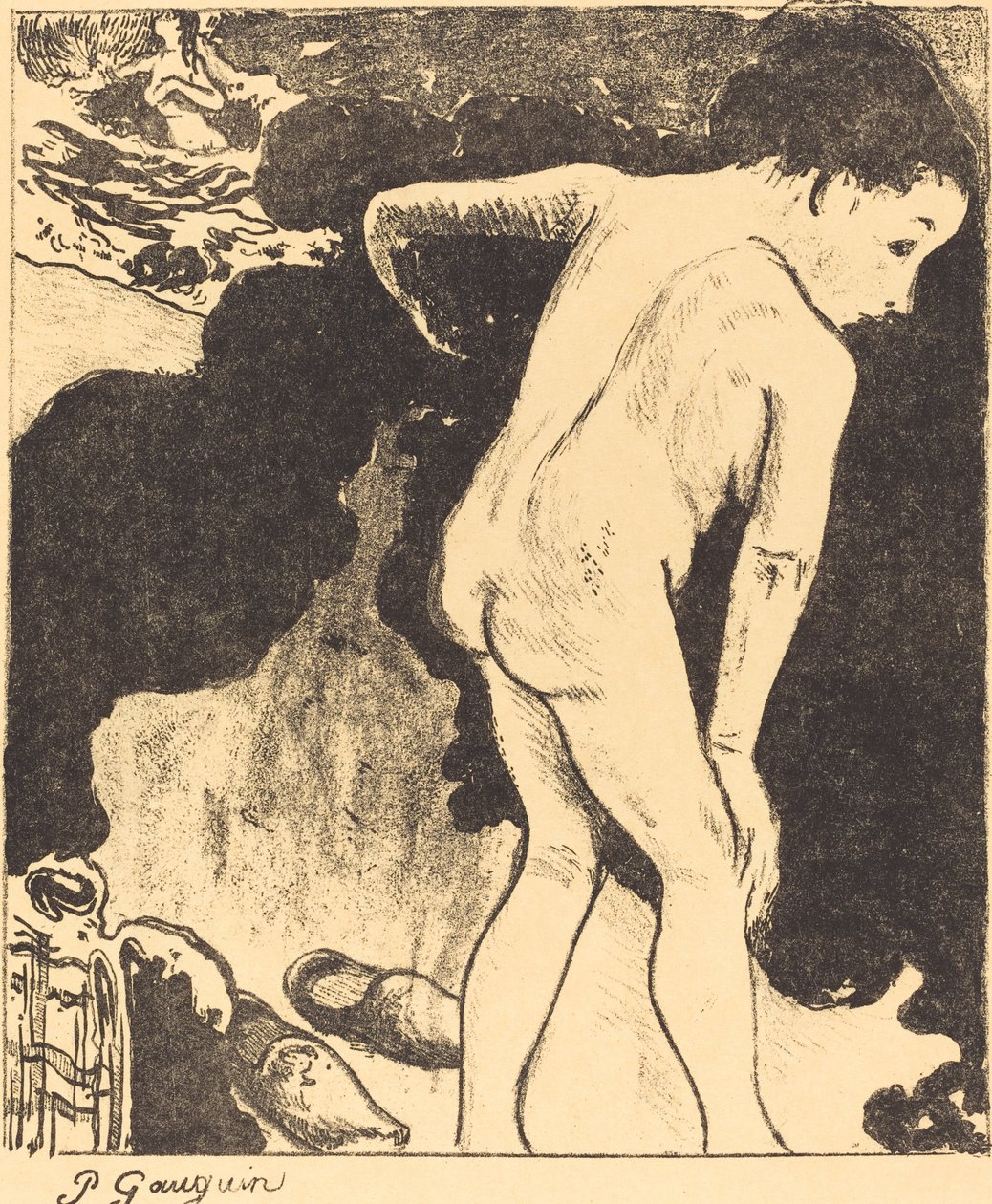 Bathers Bretagnessa Breton Bathers, 1889. tekijältä Paul Gauguin