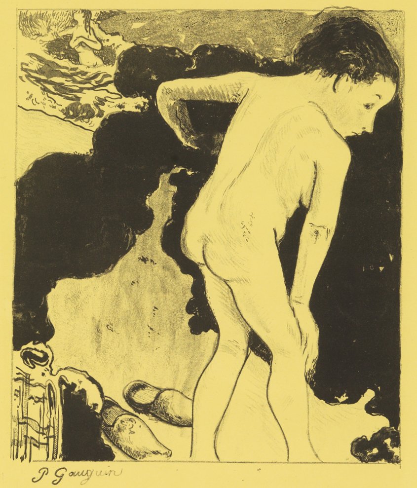 Bretagnen kylpejät, Volpini Suite: Dessins lithographiques, 1889., 1889. tekijältä Paul Gauguin