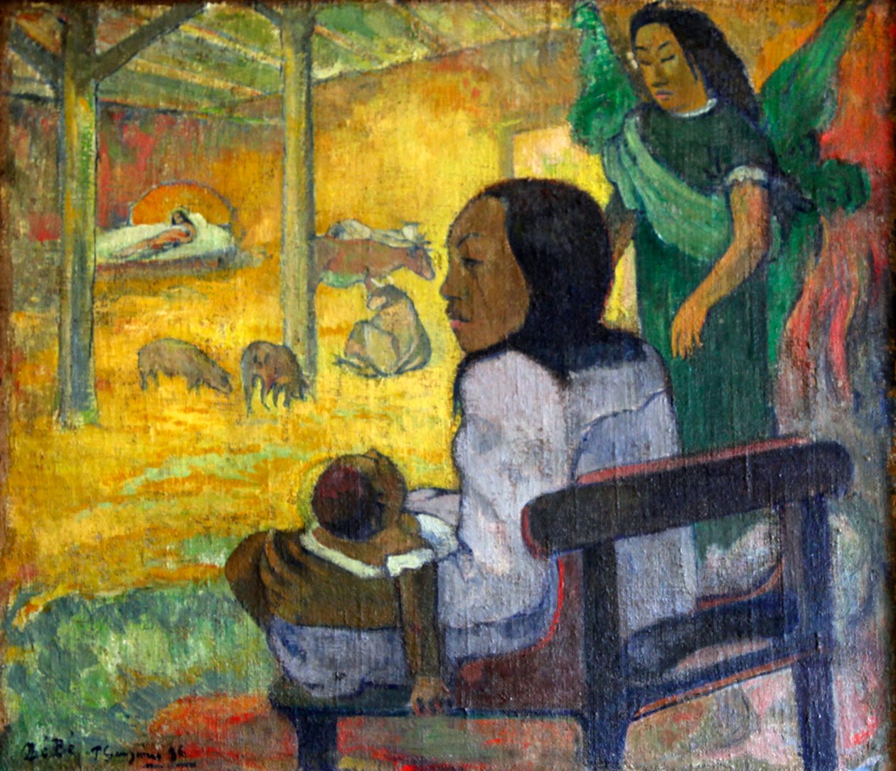 "Be Be Nativity", 1896 tekijältä Paul Gauguin