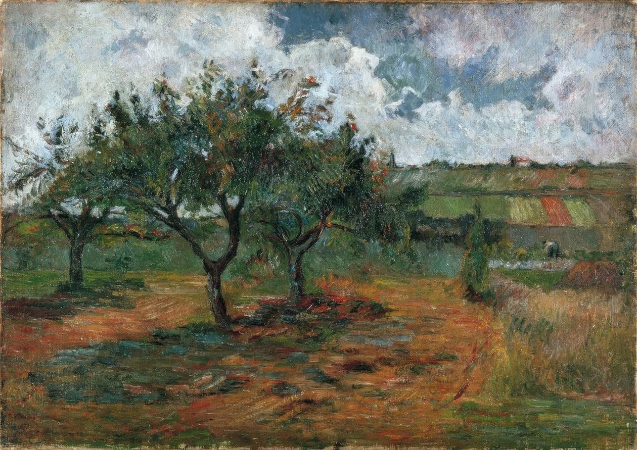 Blühende Apfelbäume tekijältä Paul Gauguin