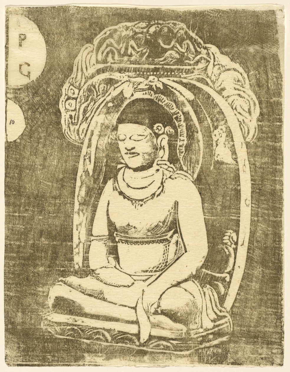 Buddhalainen (Buddha) tekijältä Paul Gauguin