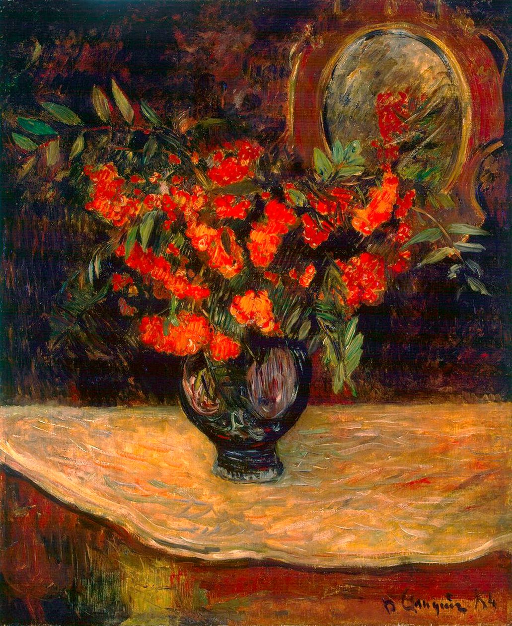 Kukkakimppu, 1884. tekijältä Paul Gauguin
