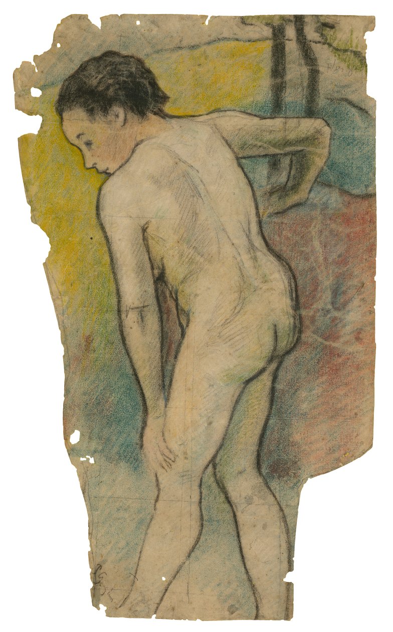 Breton Bather, 1886-87 tekijältä Paul Gauguin