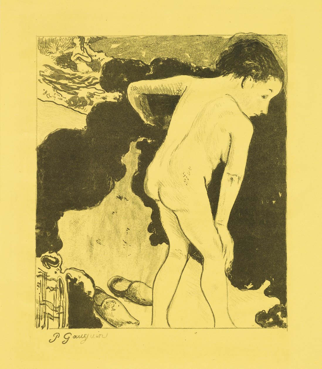 Bretonische Badende tekijältä Paul Gauguin
