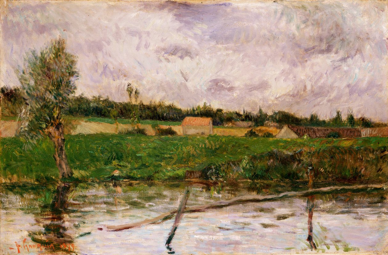 Bretagnen maaseutu, 1879 tekijältä Paul Gauguin