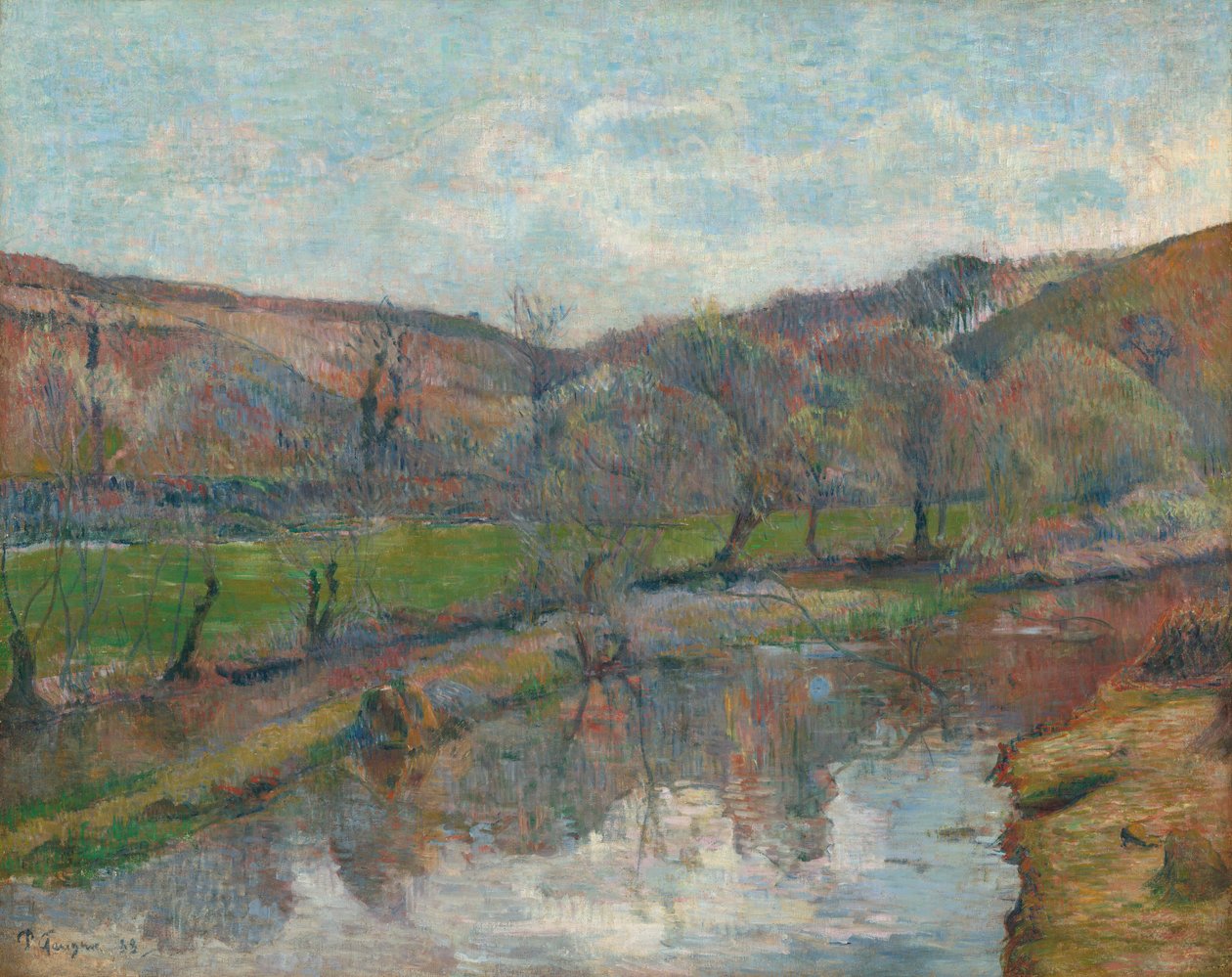 Bretagnen maisema, 1888. tekijältä Paul Gauguin