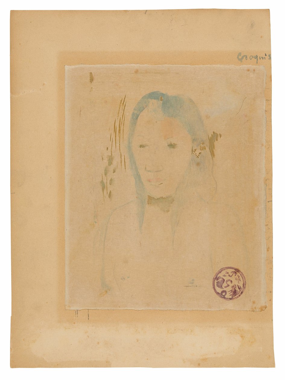 Tahitilaisen naisen rintakuva tekijältä Paul Gauguin