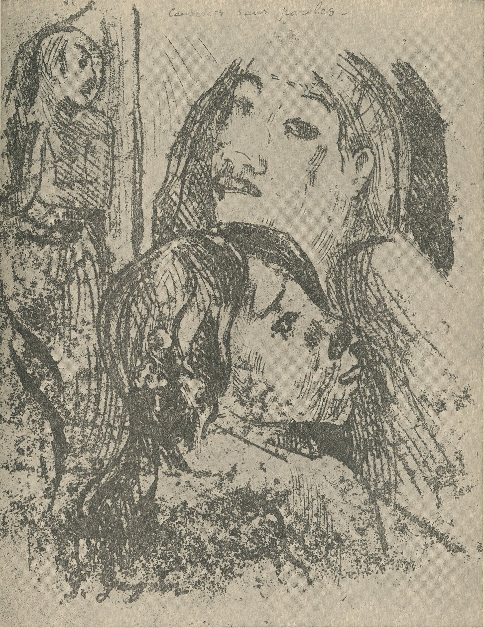 Keskustelu ilman sanoja, 1936 tekijältä Paul Gauguin