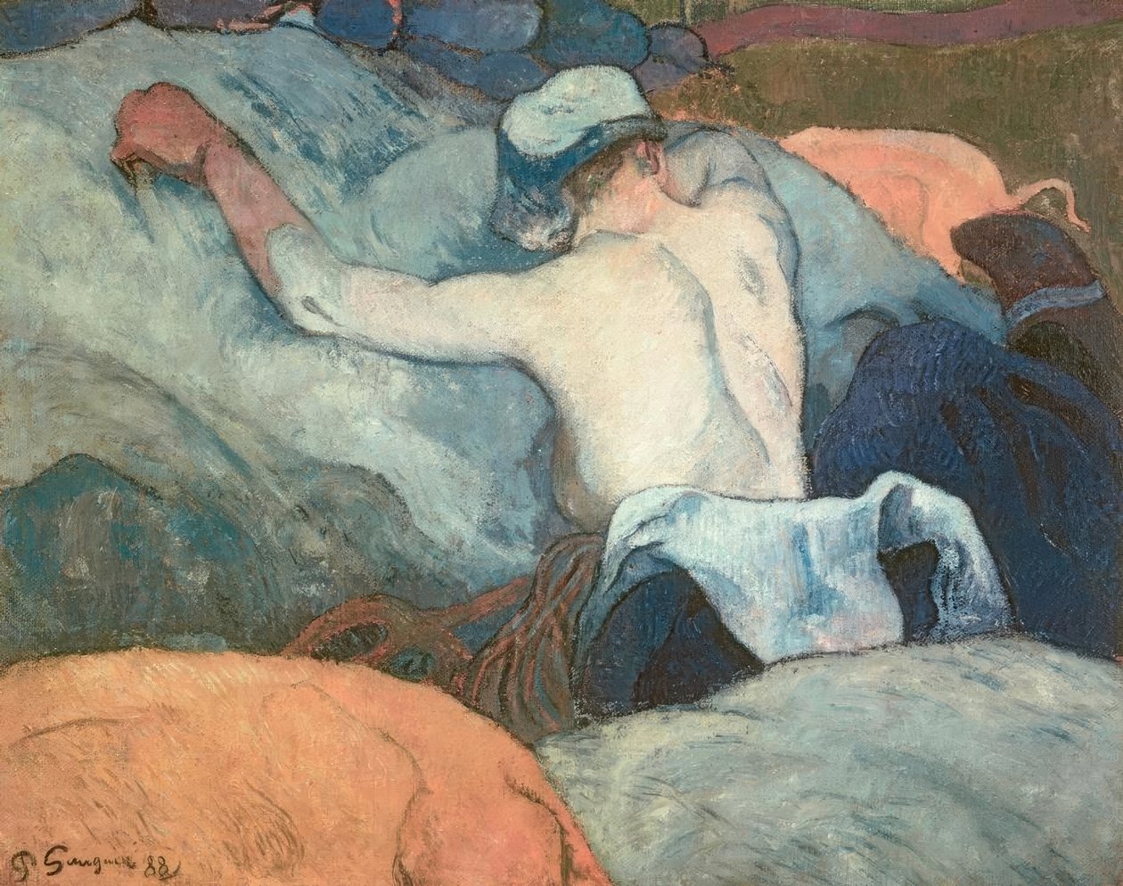 Dans le foin tekijältä Paul Gauguin