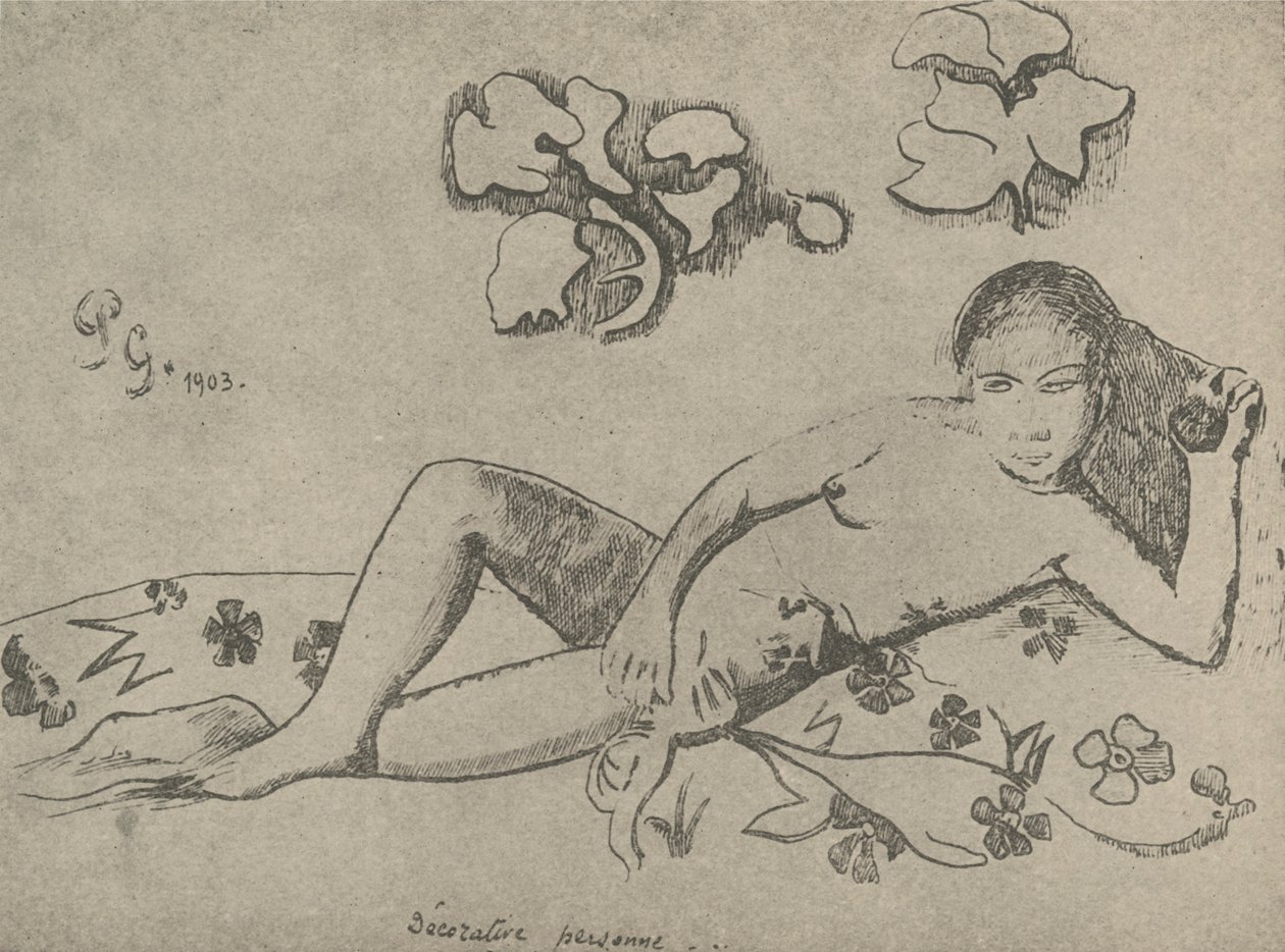Koristehahmo, 1936. tekijältä Paul Gauguin