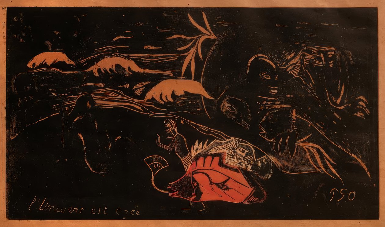 Maailmankaikkeuden luominen tekijältä Paul Gauguin