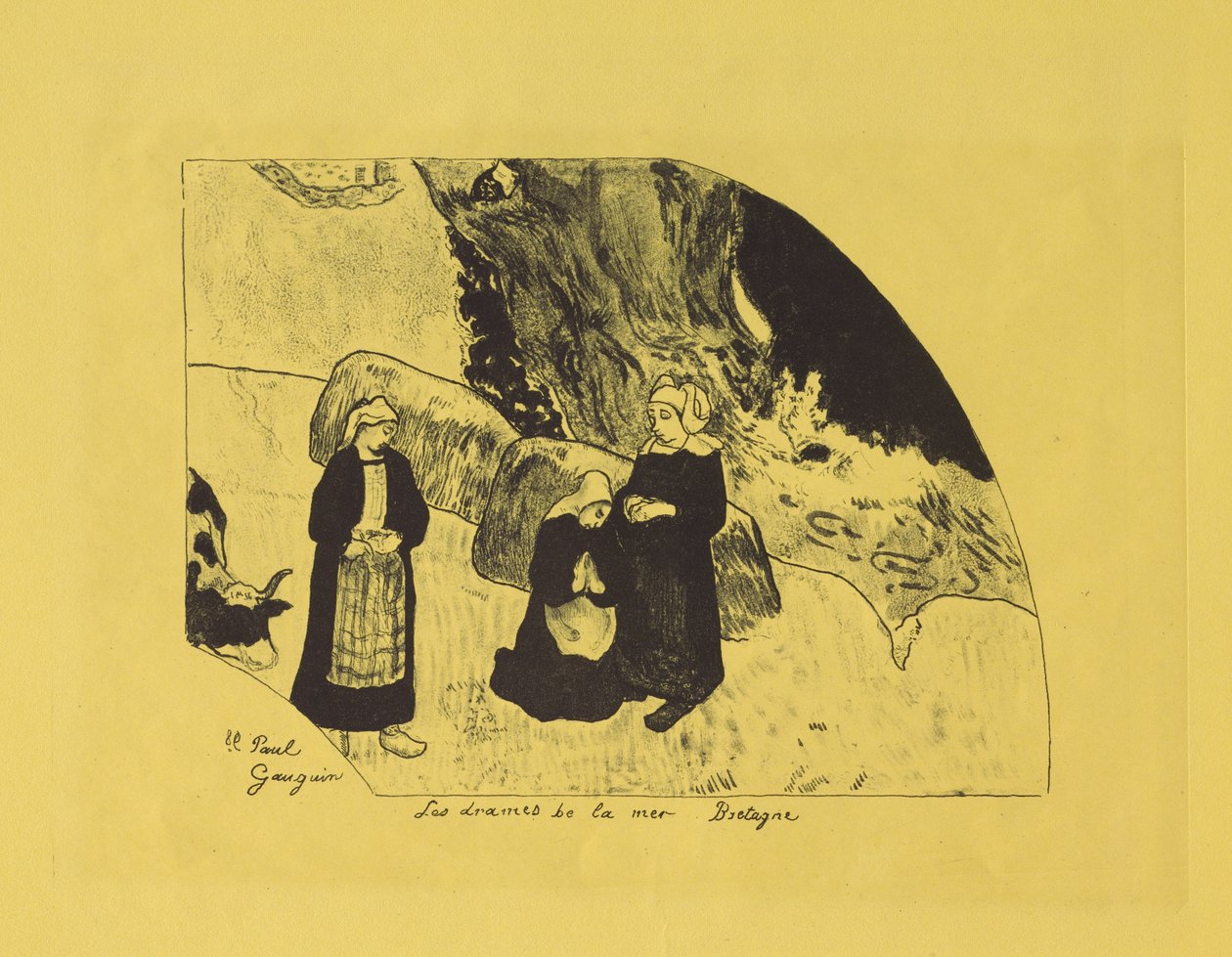 Dramen des Meeres: Bretagne tekijältä Paul Gauguin