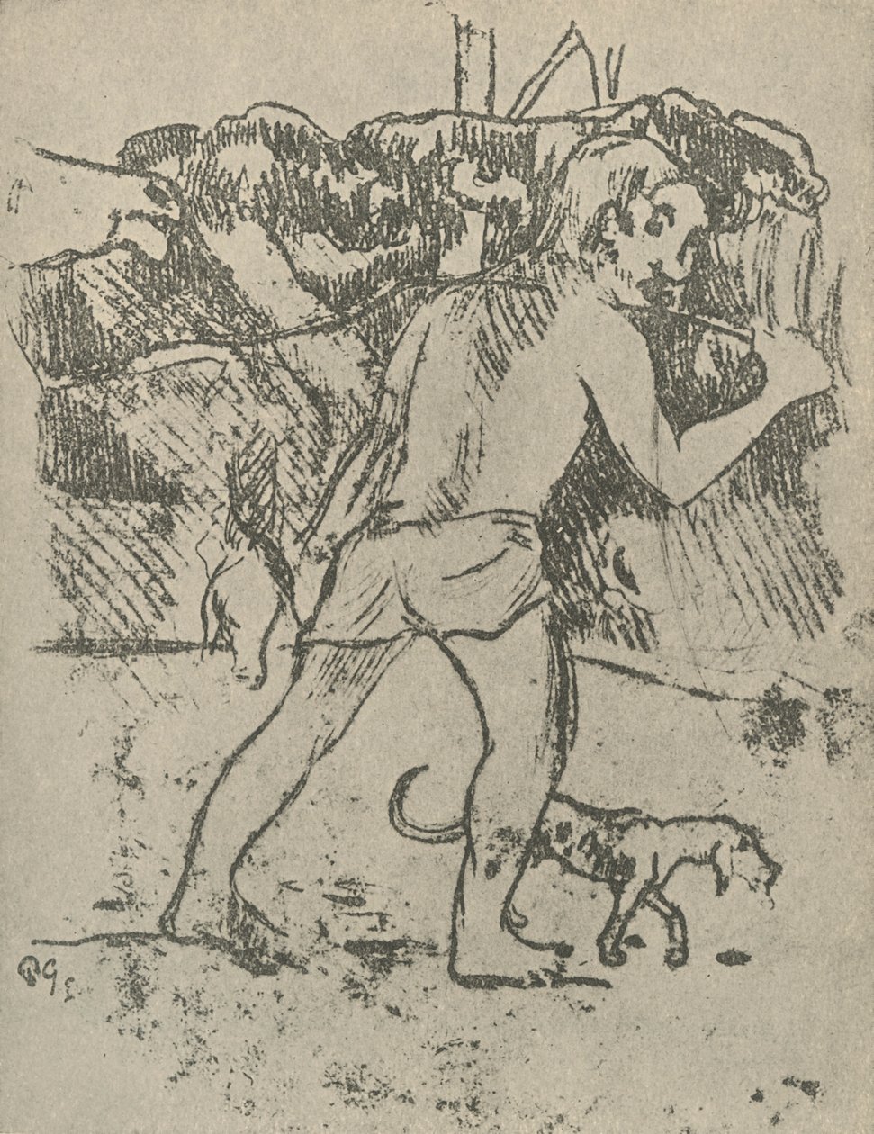Piirustus, 1936 tekijältä Paul Gauguin