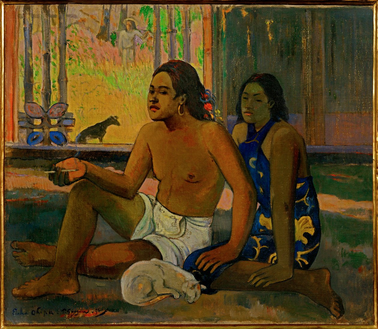 Eiahe Ohipa (öljyä kankaalle) tekijältä Paul Gauguin