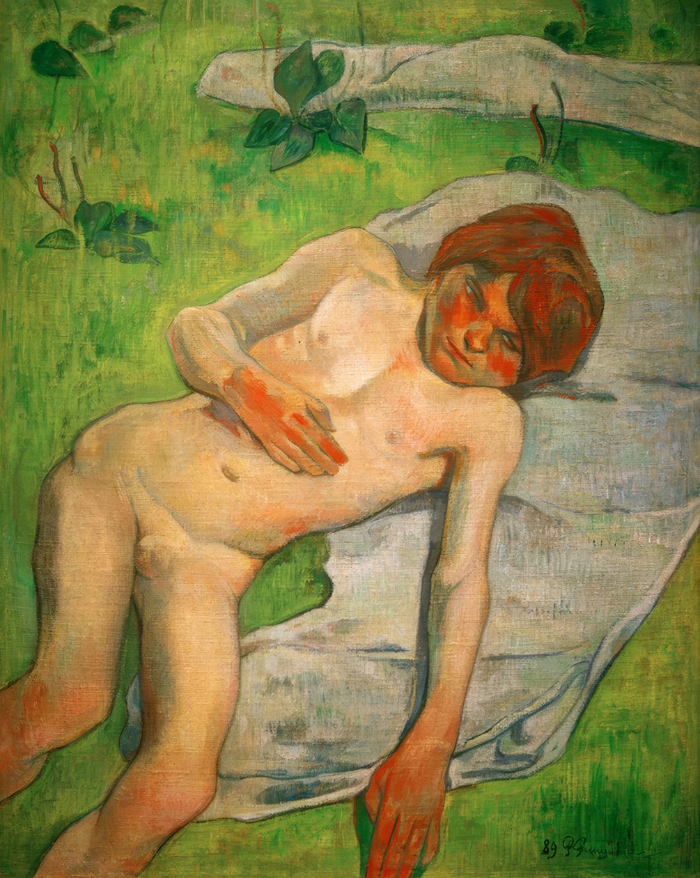 Ein bretonischer Junge tekijältä Paul Gauguin