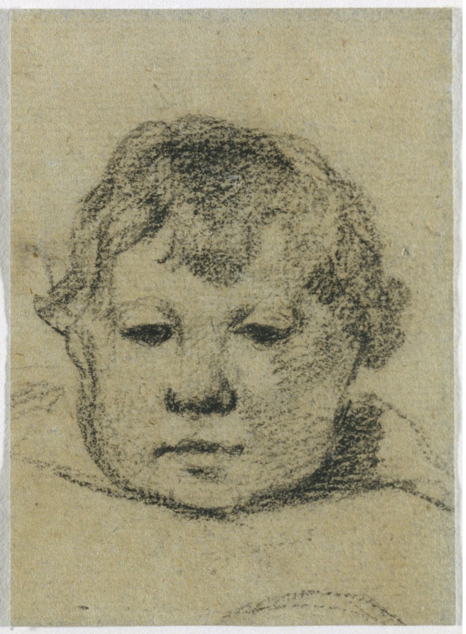 Emil Gauguin lapsena, n. 1875-76 (musta värikynä). tekijältä Paul Gauguin