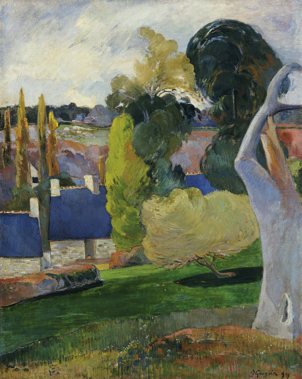 Maatila Bretagne II:ssa, 1894 tekijältä Paul Gauguin